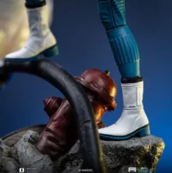 Fantastic Four Estatua 1/10 Art Scale Invisible Woman and Franklin 28 cm