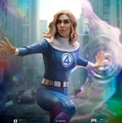 Fantastic Four Estatua 1/10 Art Scale Invisible Woman and Franklin 28 cm