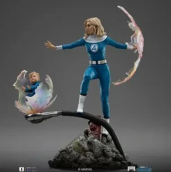 Fantastic Four Estatua 1/10 Art Scale Invisible Woman and Franklin 28 cm