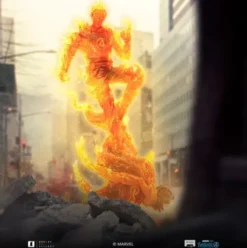 Fantastic Four Estatua 1/10 Art Scale Human Torch 30 cm