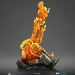 Fantastic Four Estatua 1/10 Art Scale Human Torch 30 cm