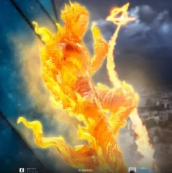 Fantastic Four Estatua 1/10 Art Scale Human Torch 30 cm