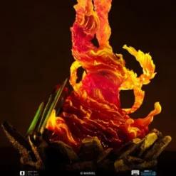 Fantastic Four Estatua 1/10 Art Scale Human Torch 30 cm