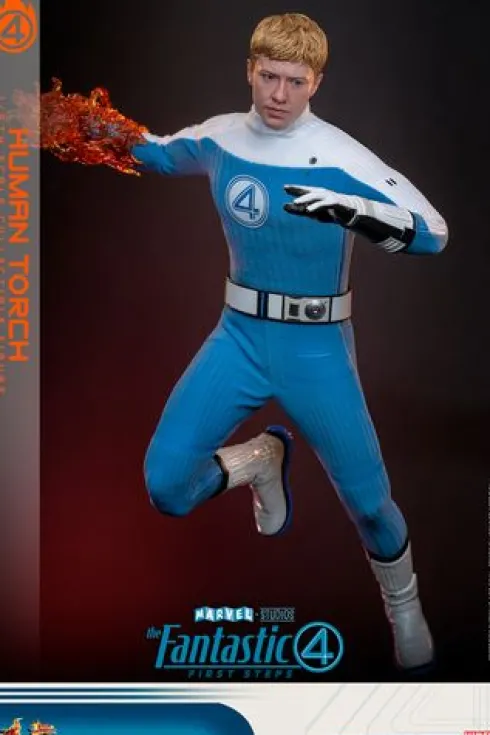 Fantastic Four First Steps Figura Movie Masterpiece 1/6 Human Torch