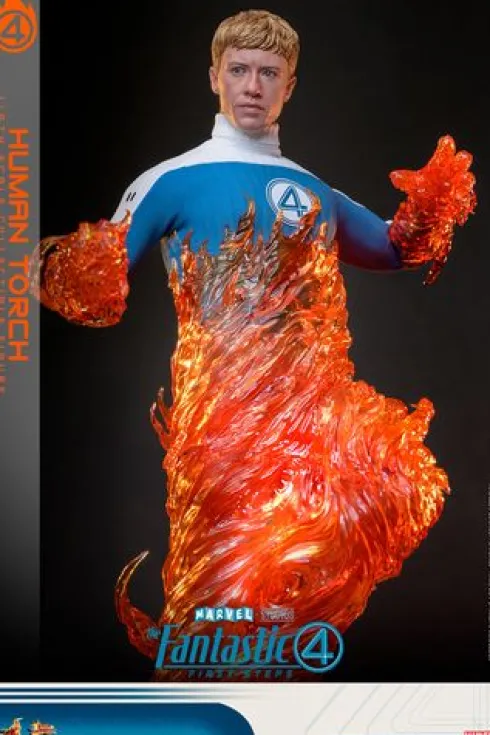 Fantastic Four First Steps Figura Movie Masterpiece 1/6 Human Torch