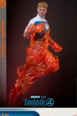 Fantastic Four First Steps Figura Movie Masterpiece 1/6 Human Torch