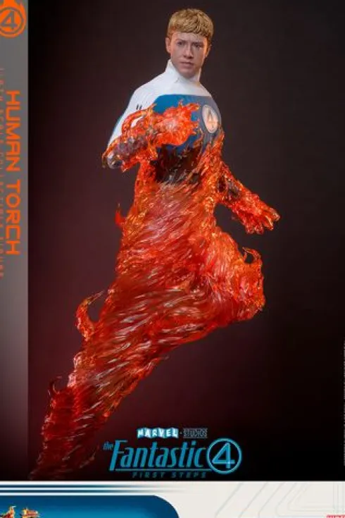 Fantastic Four First Steps Figura Movie Masterpiece 1/6 Human Torch