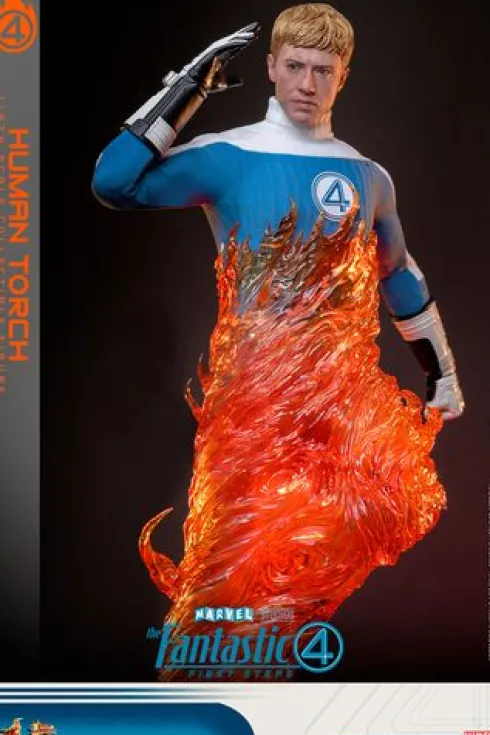 Fantastic Four First Steps Figura Movie Masterpiece 1/6 Human Torch