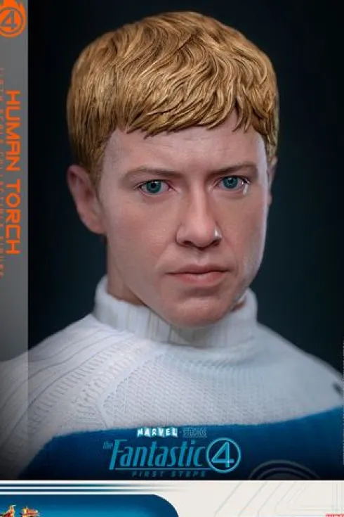 Fantastic Four First Steps Figura Movie Masterpiece 1/6 Human Torch