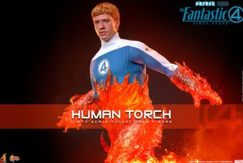 Fantastic Four First Steps Figura Movie Masterpiece 1/6 Human Torch