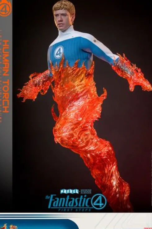 Fantastic Four First Steps Figura Movie Masterpiece 1/6 Human Torch