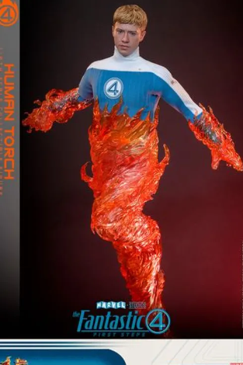 Fantastic Four First Steps Figura Movie Masterpiece 1/6 Human Torch