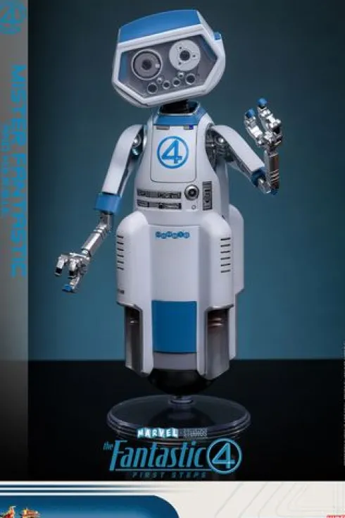 Fantastic Four First Steps Figura Movie Masterpiece 1/6 Mr Fantastic and Herbie Deluxe Version