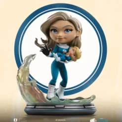 Fantastic Four Minifigura Mini Co. PVC Invisible Woman and Franklin 15 cm