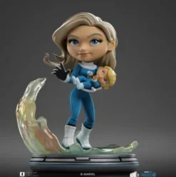Fantastic Four Minifigura Mini Co. PVC Invisible Woman and Franklin 15 cm