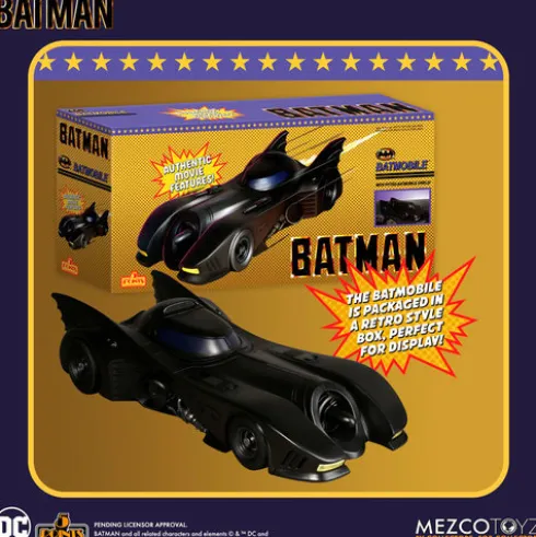 Figura Batmobile Batman 1989 Universe DC Comics