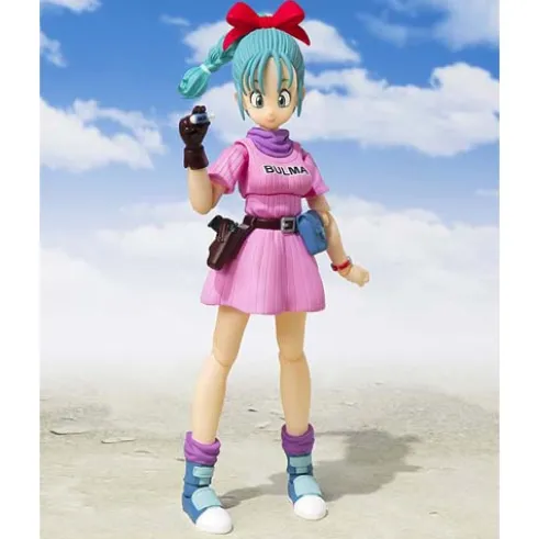 Figura Bulma 14 cm Dragon Ball Z Bandai re run S.H. Figuarts