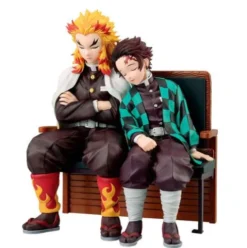 Figura Ichibansho Tanjiro Kamado & Kyojuro Rengoku Locus Demon Slayer Kimetsu no Yaiba 15cm