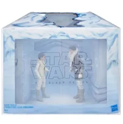 Figura Leia y Han Solo Hoth Black Series Convention Exclusive 15 cm
