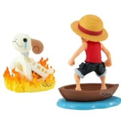 Figura Luffy & Going Merry Log Stories One Piece 8cm