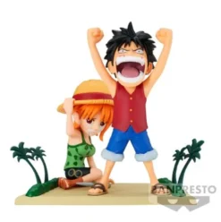 Figura Luffy & Nami WCF Log Stories One Piece 7cm