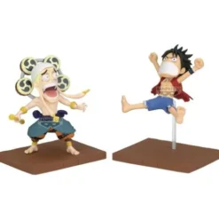 Figura Monkey D Luffy & Enel World Collectable One Piece 7cm