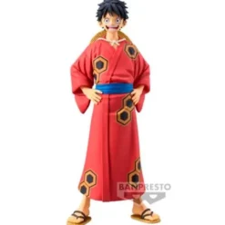 Figura Monkey D Luffy Wanokuni Yukata The Grandline Series One Piece 16cm