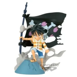 Figura Monkey D Luffy WCF Log Stories One Piece 8cm