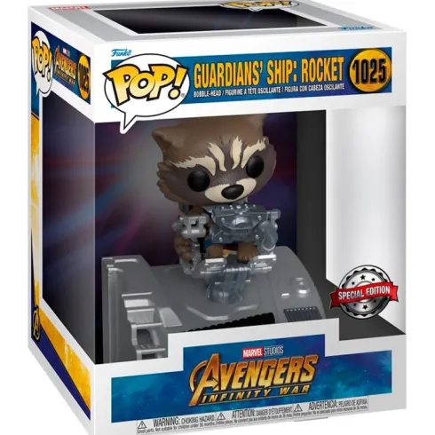 Figura POP Deluxe Marvel Guardianes de la Galaxia Guardians Ship Rocket Exclusive