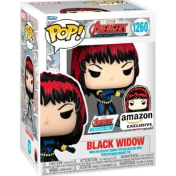 Figura POP Marvel Avengers 60th Anniversary Comic Black Widow with Pin Exclusive