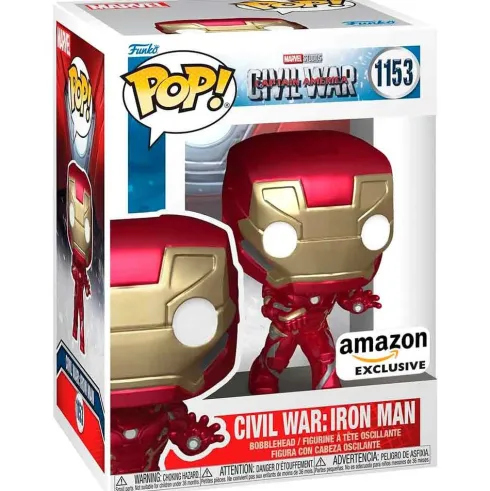 Figura POP Marvel Civil War Captain America – Civil War Iron Man Exclusive