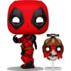 Figura POP Marvel Deadpool & Wolverine Deadpool with Headpool
