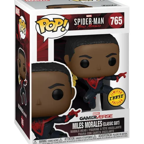 Figura POP Spiderman Miles Morales Classic Suit Chase (Chase)