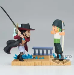 Figura Roronoa Zoro VS Dracule Mihawk Log Stories One Piece 7cm