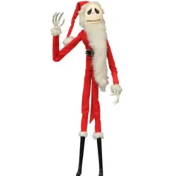 Figura Santa Jack en Ataúd Pesadilla Antes de Navidad