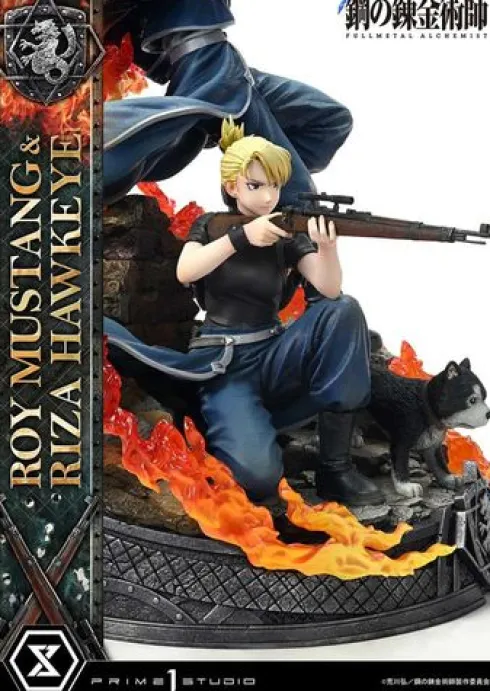 Fullmetal Alchemist Estatua Concept Masterline 1/6 Roy Mustang & Riza Hawkeye Regular Version 50 cm