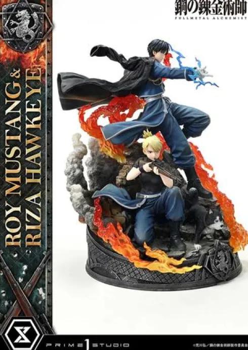Fullmetal Alchemist Estatua Concept Masterline 1/6 Roy Mustang & Riza Hawkeye Regular Version 50 cm