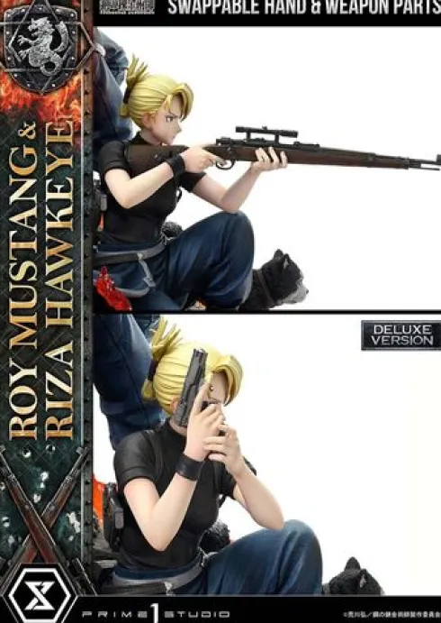 Fullmetal Alchemist Estatua Concept Masterline 1/6 Roy Mustang & Riza Hawkeye Deluxe Version 50 cm