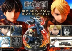 Fullmetal Alchemist Estatua Concept Masterline 1/6 Roy Mustang & Riza Hawkeye Deluxe Version 50 cm