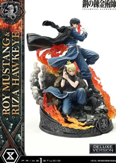Fullmetal Alchemist Estatua Concept Masterline 1/6 Roy Mustang & Riza Hawkeye Deluxe Version 50 cm