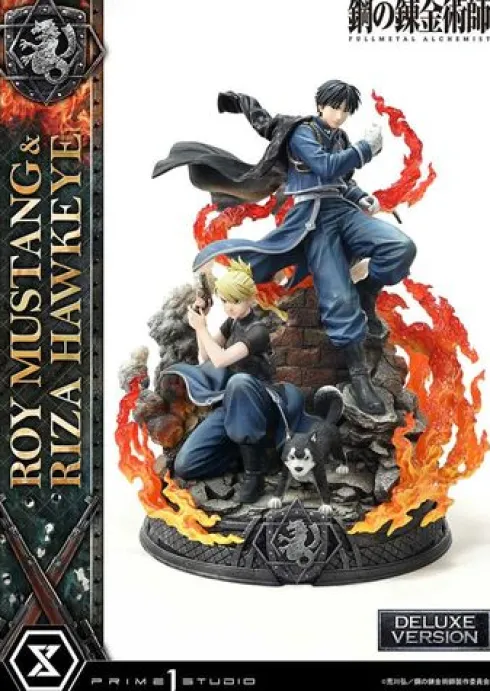 Fullmetal Alchemist Estatua Concept Masterline 1/6 Roy Mustang & Riza Hawkeye Deluxe Version 50 cm