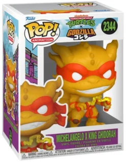 Funko Pop! Godzilla x Turtles Michelangelo X Ghidorah