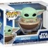 Funko Pop! The Mandalorian and Grogu Grogu in Pram