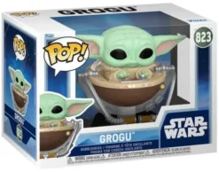 Funko Pop! The Mandalorian and Grogu Grogu in Pram