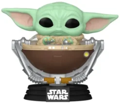 Funko Pop! The Mandalorian and Grogu Grogu in Pram