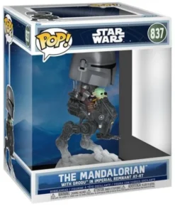 Funko Pop! The Mandalorian and Grogu The Mandalorian with Grogu in Imperial Remnant AT-RT