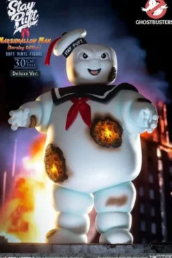 Ghostbusters Estatua Soft Vinyl Stay Puft Marshmallow Man Burnign Edition Deluxe Version 30 cm