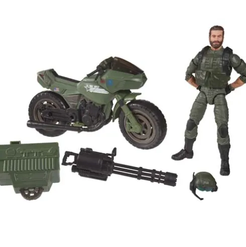 G.I. Joe Classified Series Alvin “Breaker” Kinney with RAM Cycle