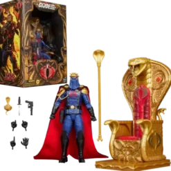 G.I. Joe Classified Series #221, Cobra Commander in dress uniform & throne