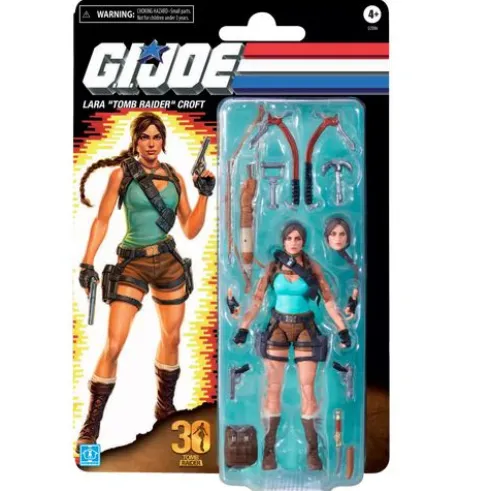 G.I. Joe Classified Series Retro Cardback Collaborative Lara Croft TOMB RAIDER